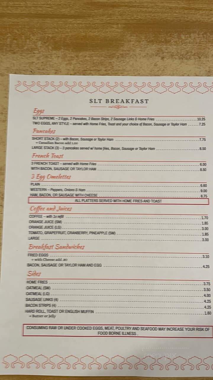 Silver Lake Tavern - Dingmans Ferry, PA menu_pic