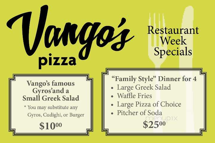 Vango's Pizza & Cocktail Lng - Marquette, MI