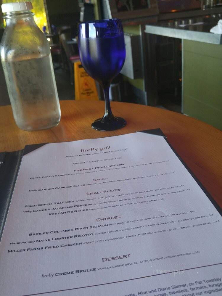 Firefly Grill - Effingham, IL menu_pic