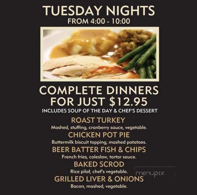 Bobby Byrne's Pub - Hyannis, MA menu_pic