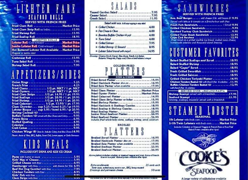 Cooke's Seafood - Mashpee, MA