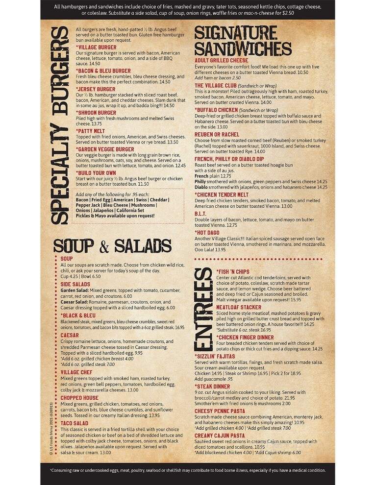 Stadium Sports Bar - White Bear Lake, MN menu_pic