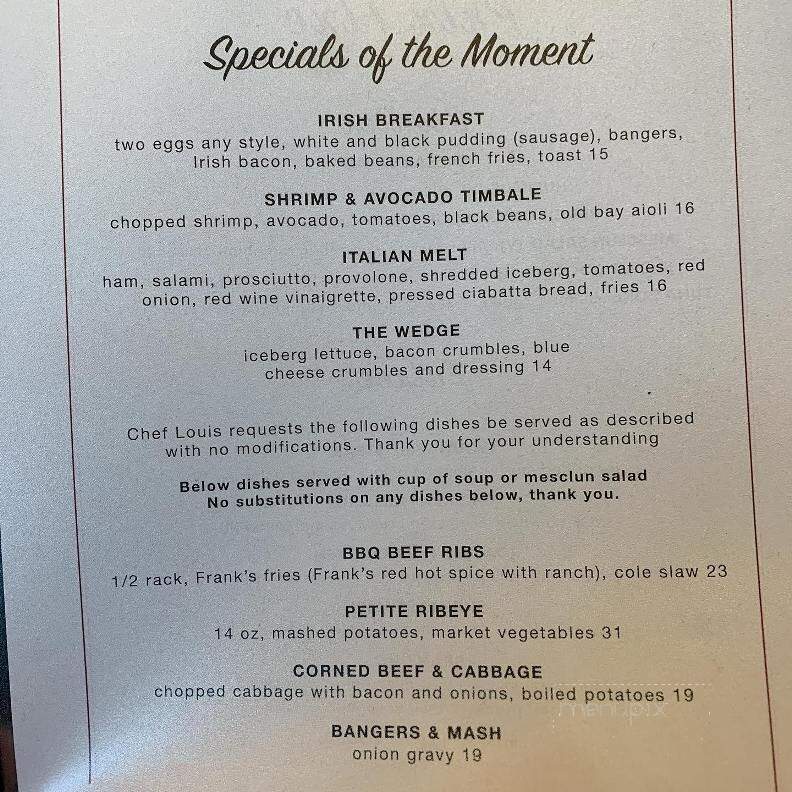 Pantry Diner - Rockville Centre, NY menu_pic
