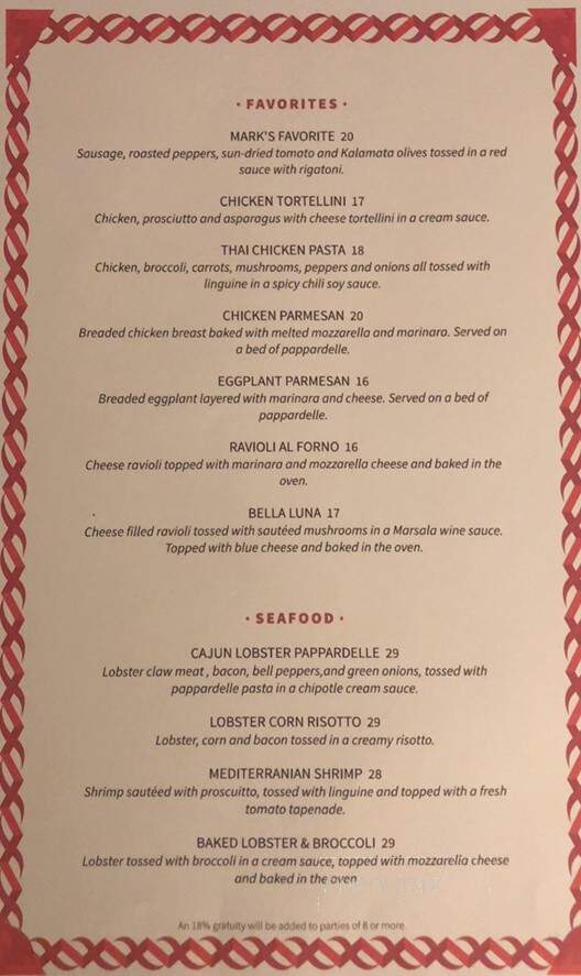 La Minestra - Pierre, SD menu_pic
