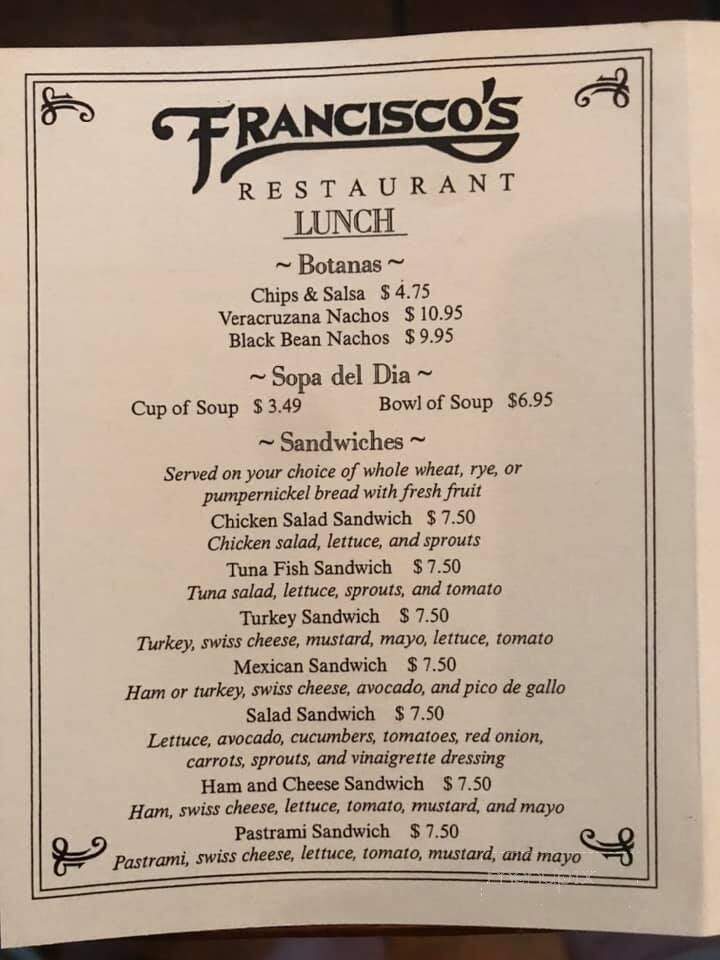 Francisco's Restaurant - Kerrville, TX