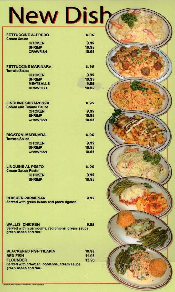 Las Flores Mexican Restaurant - Wallis, TX menu_pic