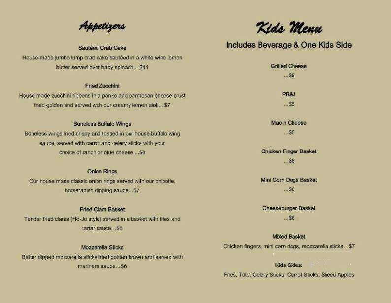 Ray's Other Place - Henrico, VA menu_pic