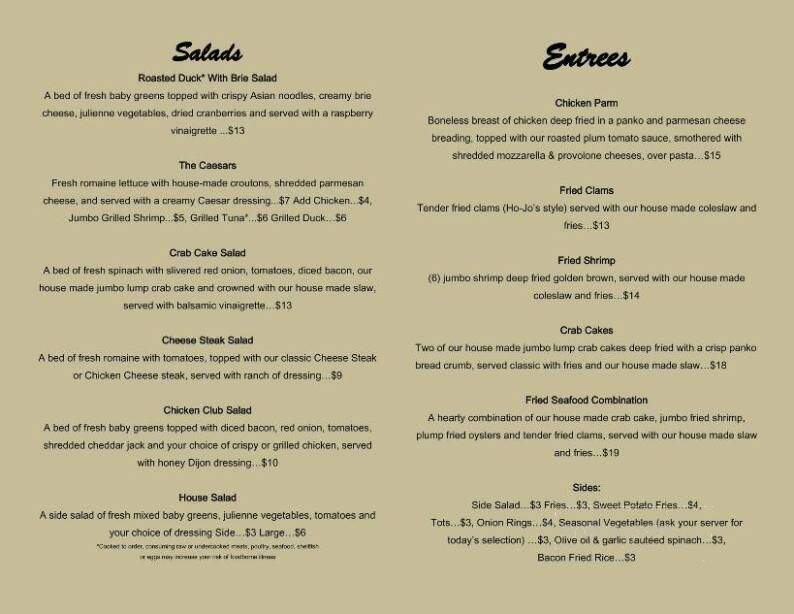 Ray's Other Place - Henrico, VA menu_pic
