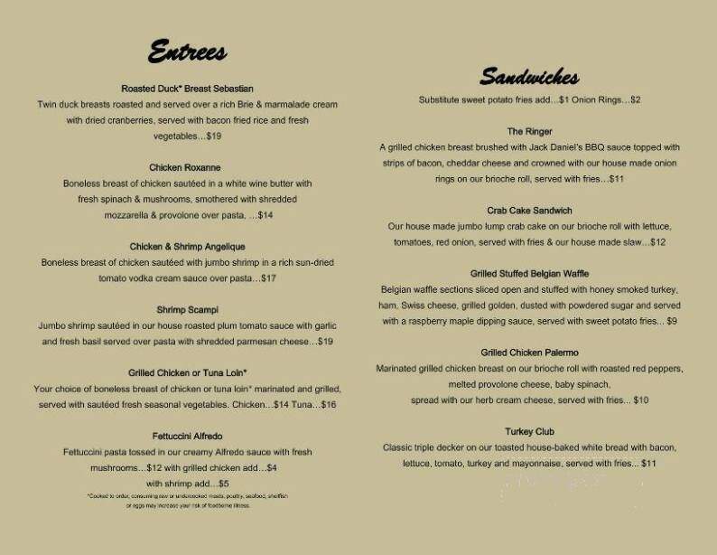 Ray's Other Place - Henrico, VA menu_pic