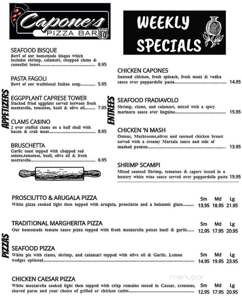Capone's Pizza Bar Rt.80 - North Branford, CT