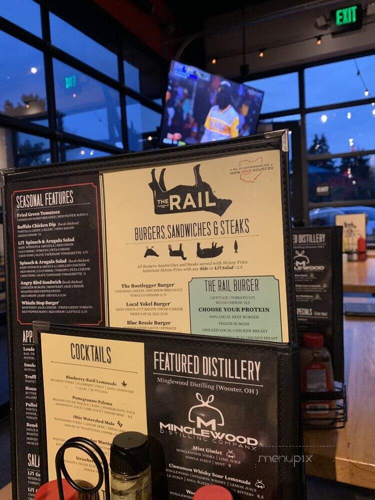 The Rail - Dublin, OH menu_pic