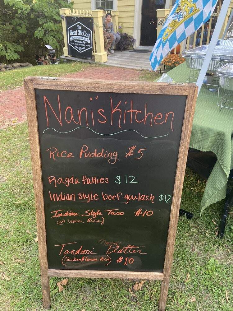 Nani's Indian Kitchen - Ballston Spa, NY menu_pic