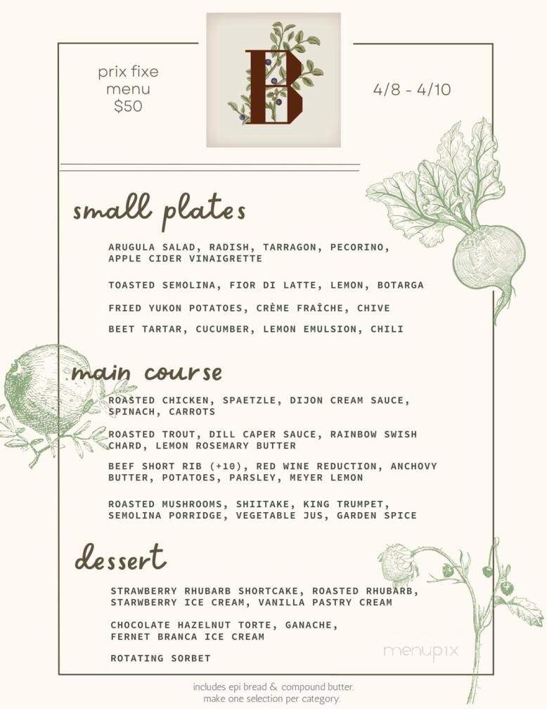 Bowood by Niche - St. Louis, MO menu_pic