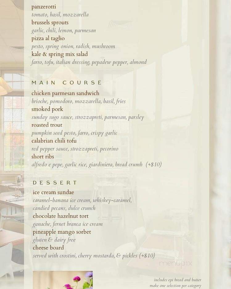 Bowood by Niche - St. Louis, MO menu_pic
