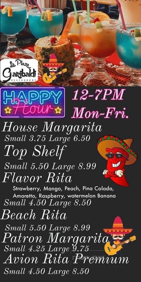 La Plaza Garibaldi Restaurant - Port Arthur, TX menu_pic