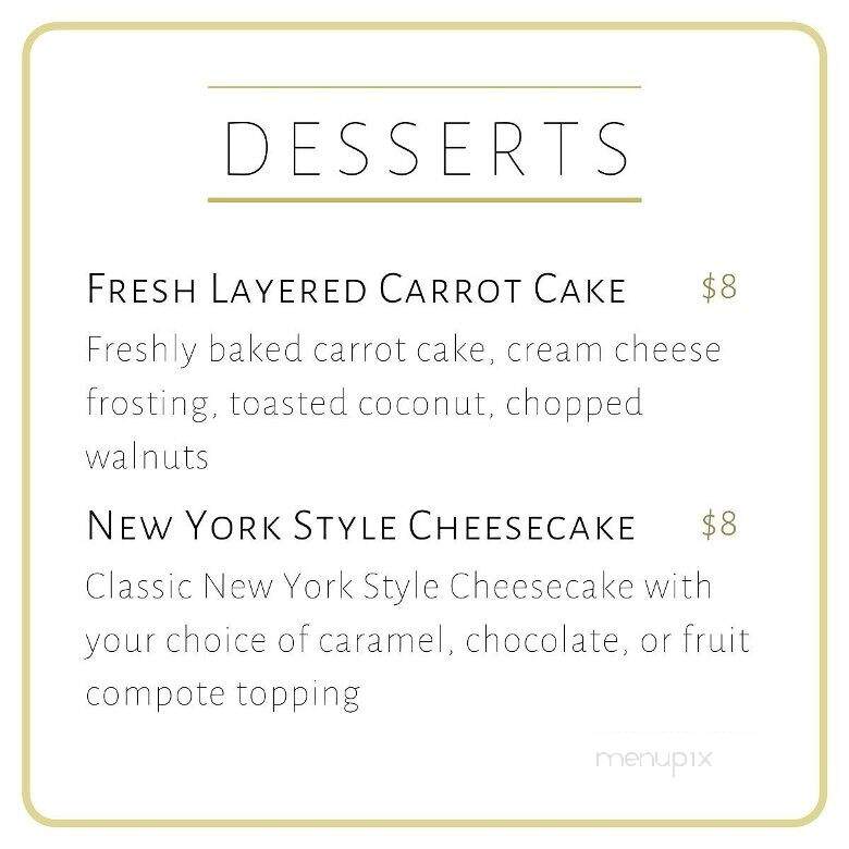 Teddy's Eatery & Parlor - Fargo, ND menu_pic