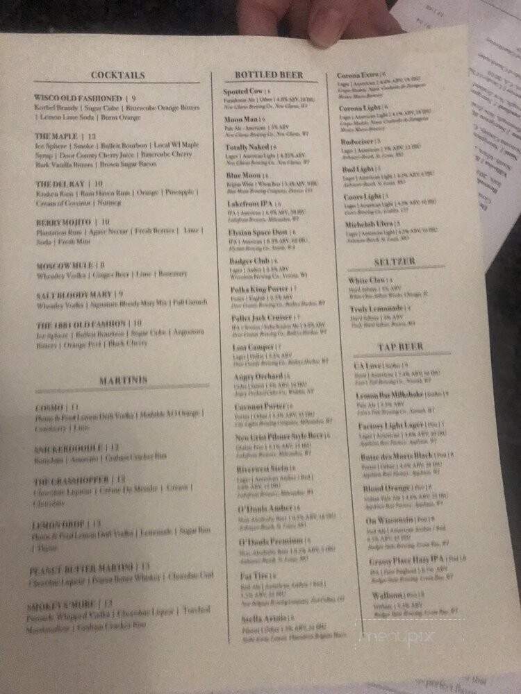 Salt Fine Dining - Kaukauna, WI menu_pic