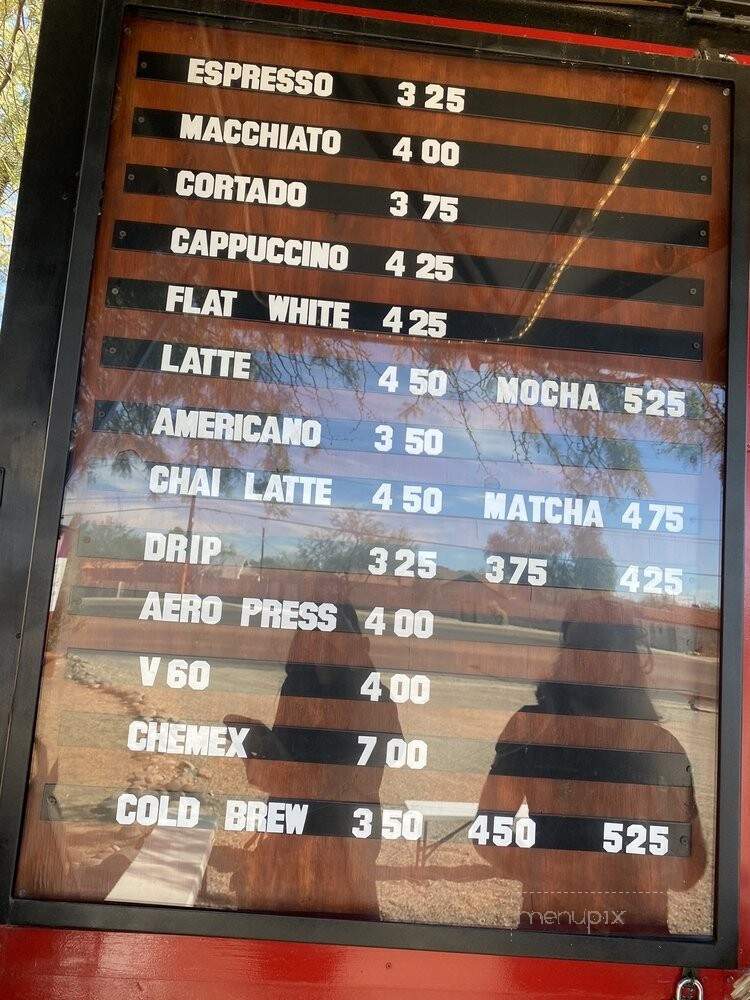 Red Captain Coffee Company - Tucson, AZ menu_pic