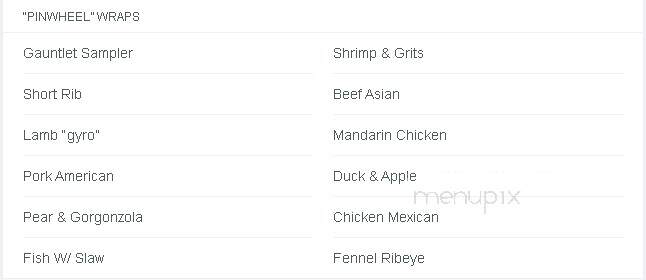 Boka Truck - Richmond, VA menu_pic