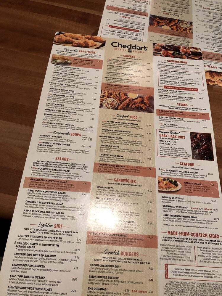 Cheddar's Restaurant - Wellington, FL menu_pic