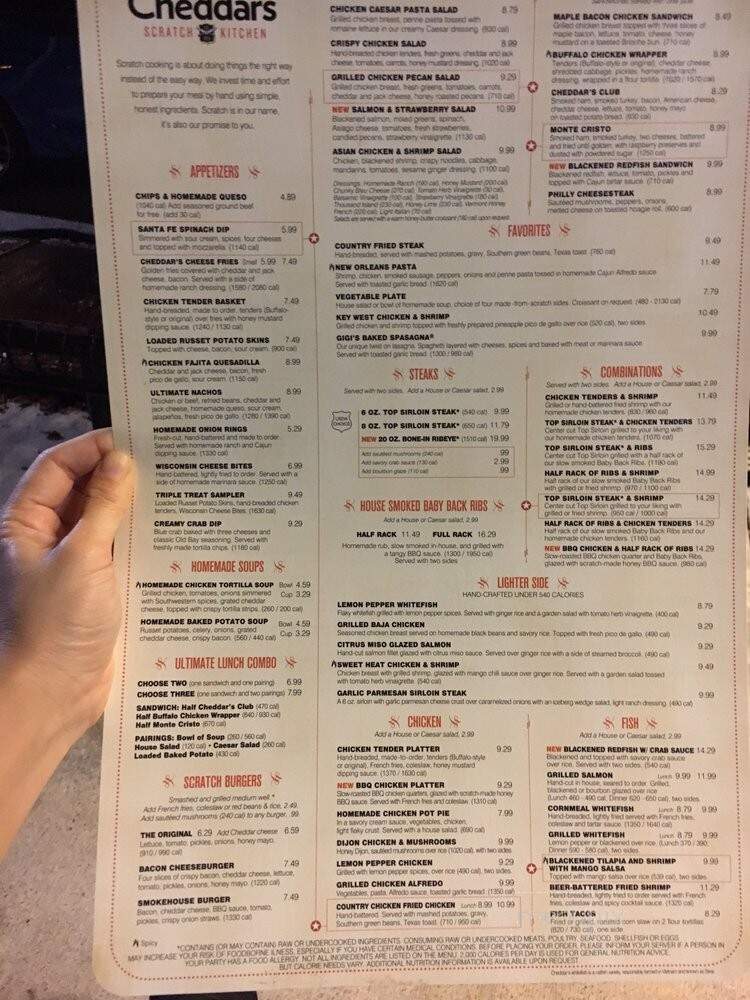 Cheddar's Restaurant - Wellington, FL menu_pic