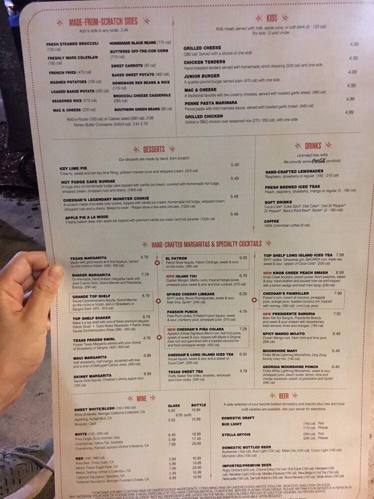 Cheddar's Restaurant - Wellington, FL menu_pic