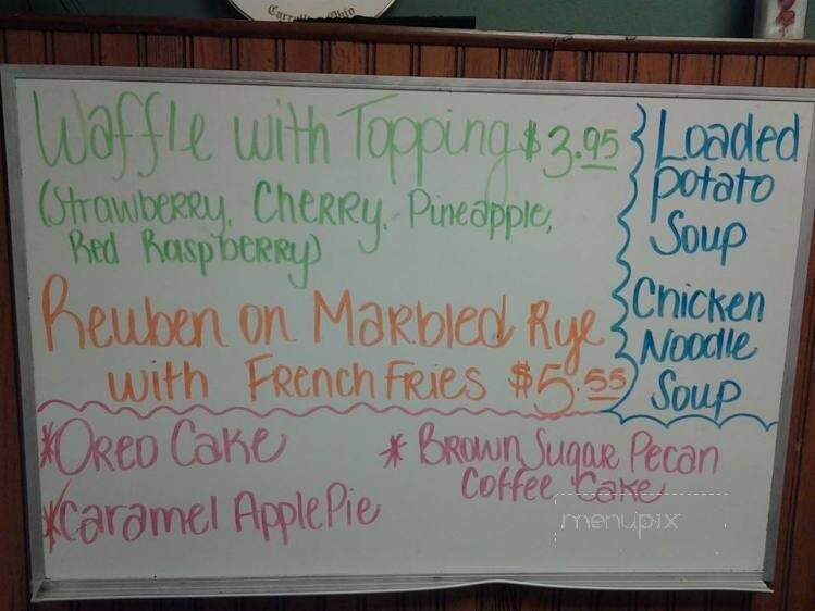 Archer's Restaurant - Carrollton, OH menu_pic