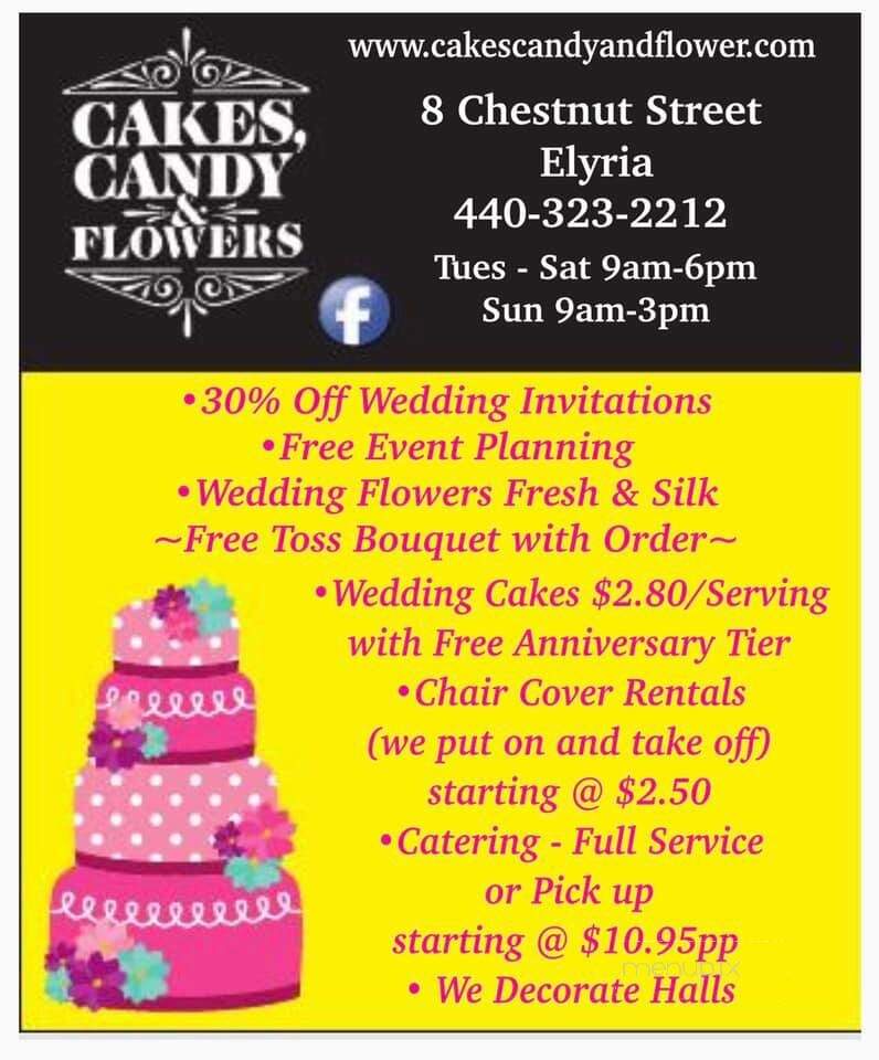 Cakes Candy & Flowers - Elyria, OH menu_pic