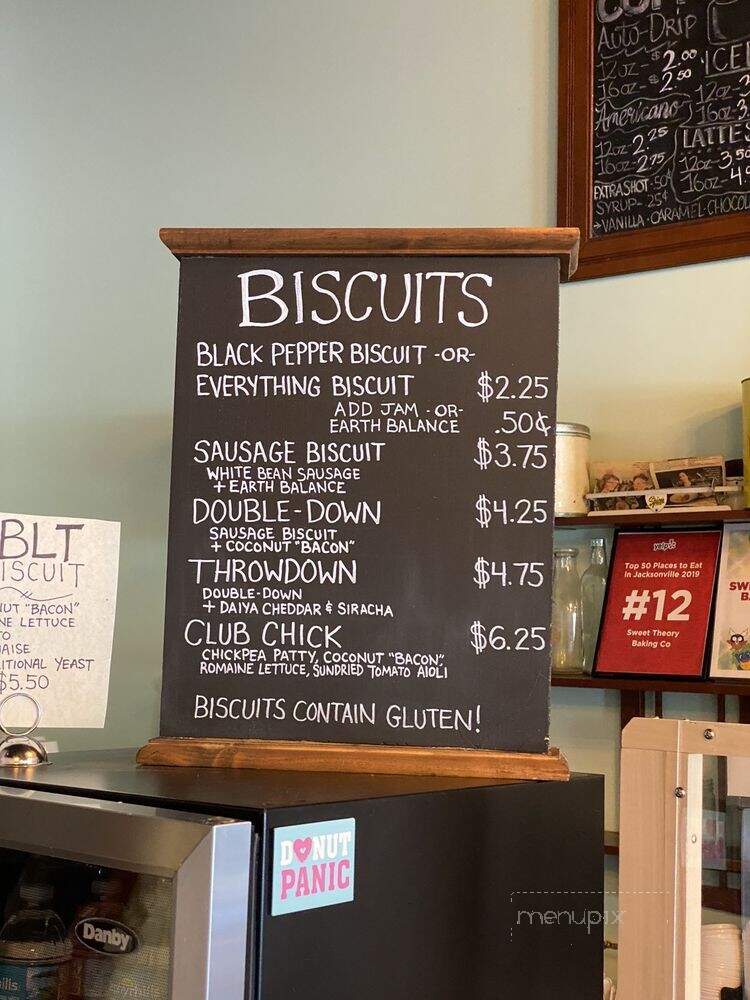 Sweet Theory Baking Co. - Jacksonville, FL menu_pic