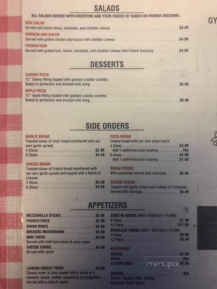 Mike's Mr Pizza - Milton, WI menu_pic