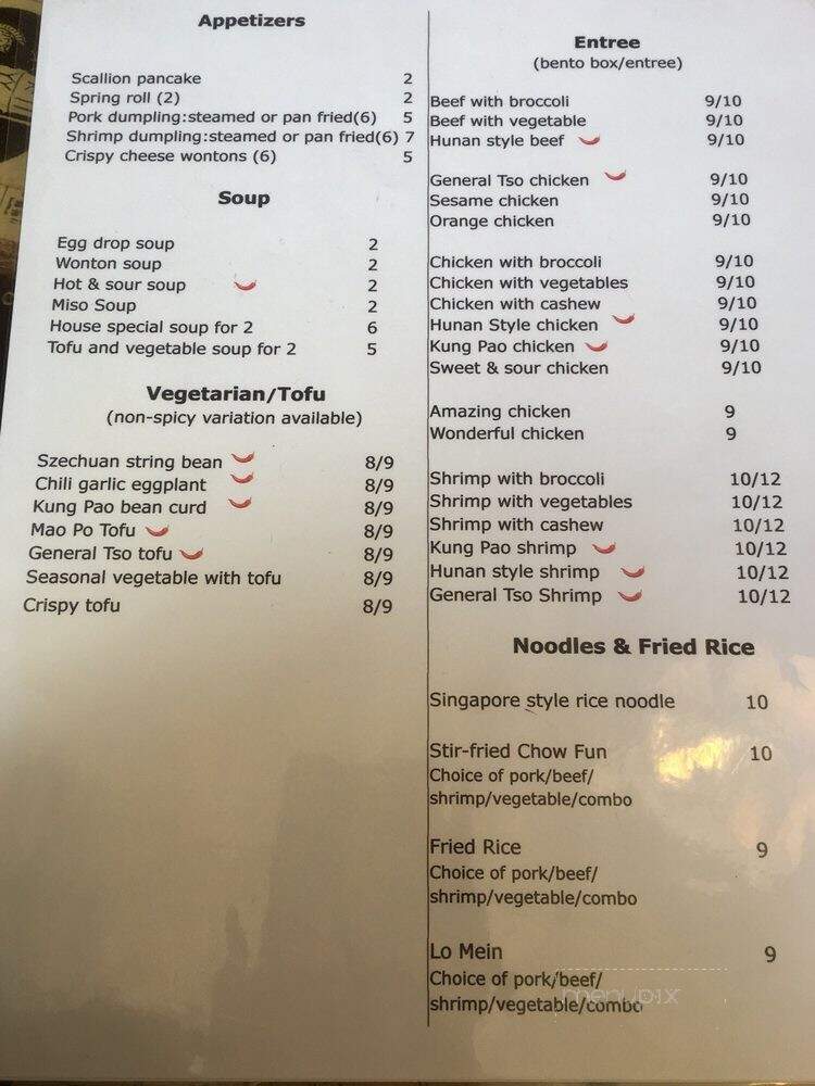 Cafe 88 - Charlottesville, VA menu_pic