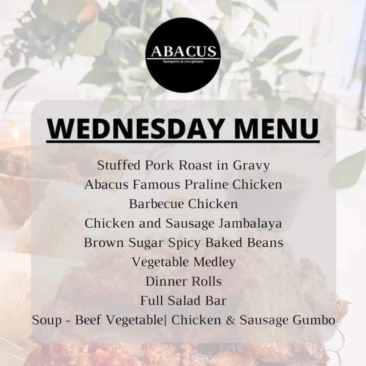 Abacus - Lafayette, LA menu_pic