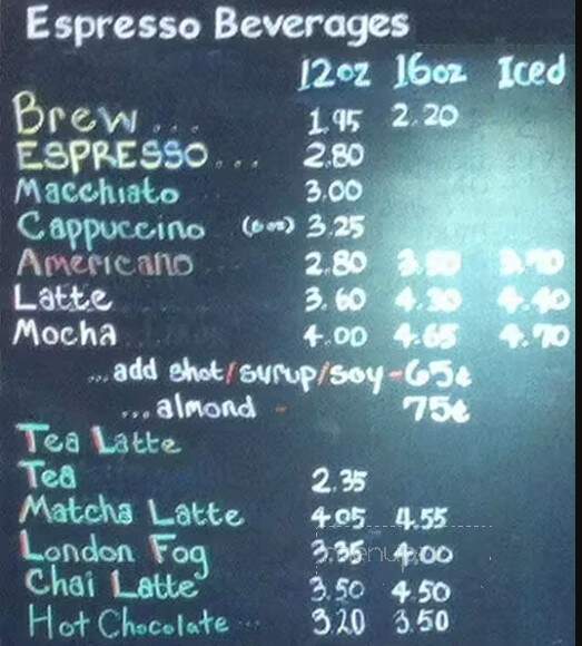 Wicked Cafe - Vancouver, BC menu_pic
