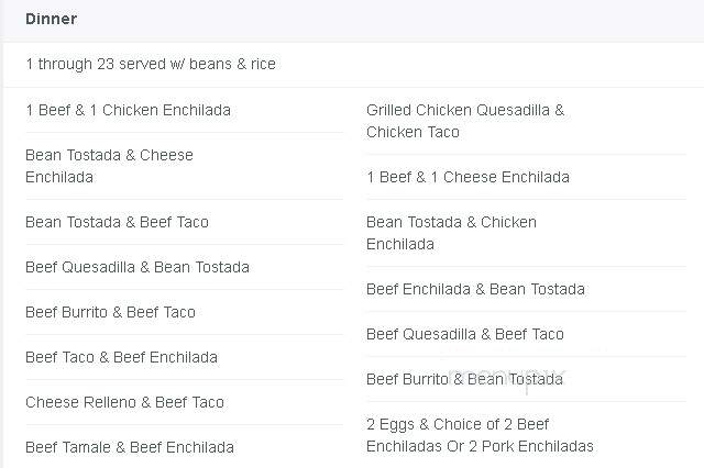 Greendoor La Familia - Arkansas City, KS menu_pic