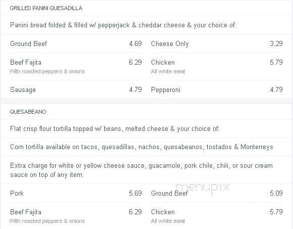 Greendoor La Familia - Arkansas City, KS menu_pic
