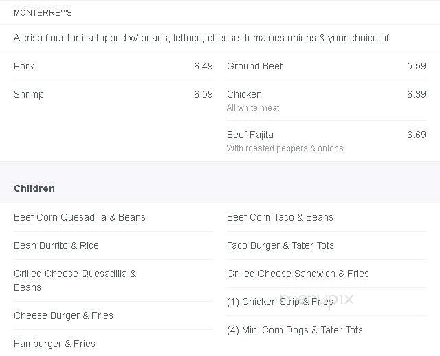 Greendoor La Familia - Arkansas City, KS menu_pic