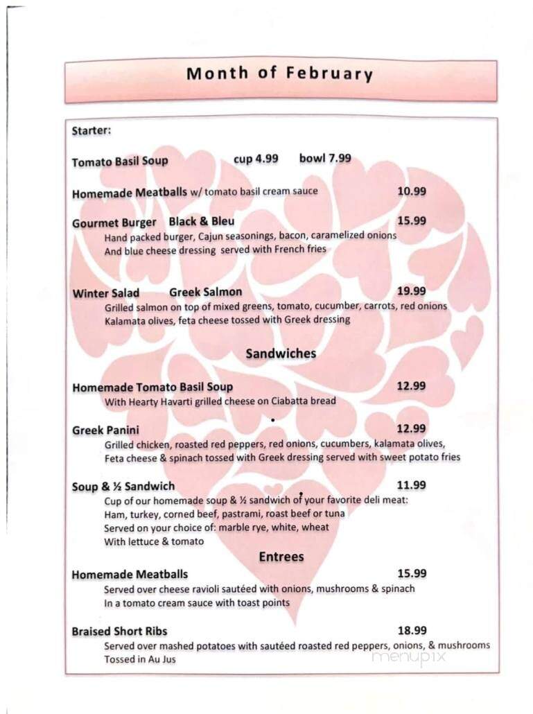 Harry's Restaurant - Westborough, MA menu_pic