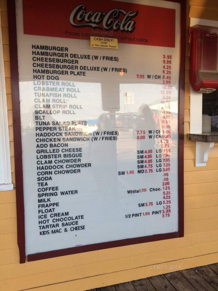 Brown's Seabrook Lobster Pound - Seabrook, NH menu_pic