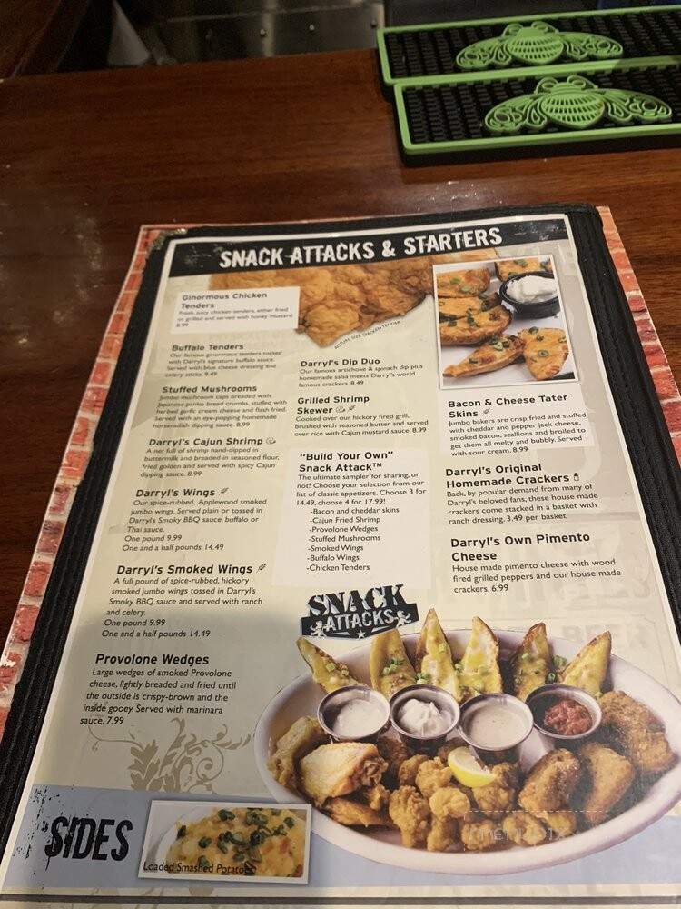 Darryl's Restaurant & Bar - Greensboro, NC menu_pic