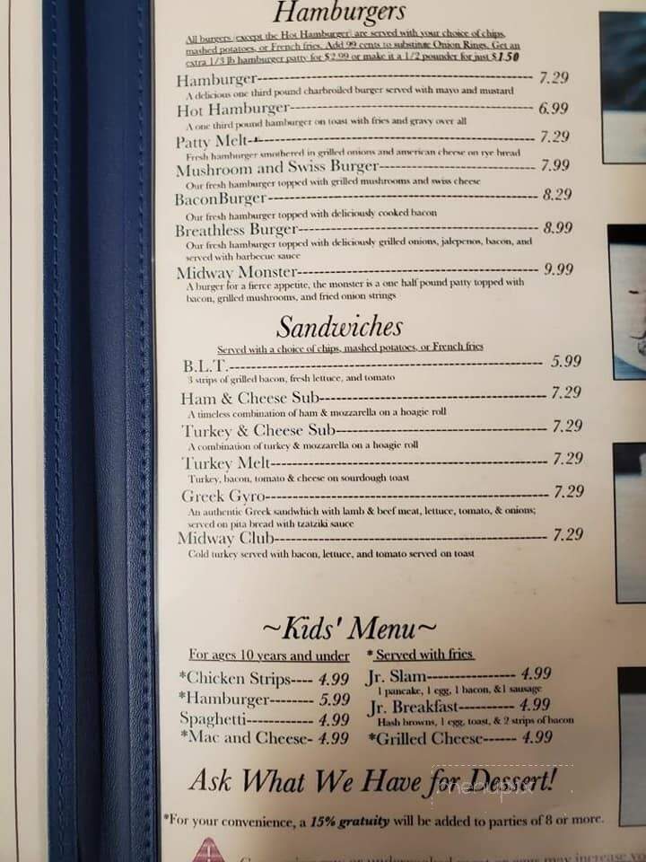 Midway Cafe - Bartlesville, OK menu_pic