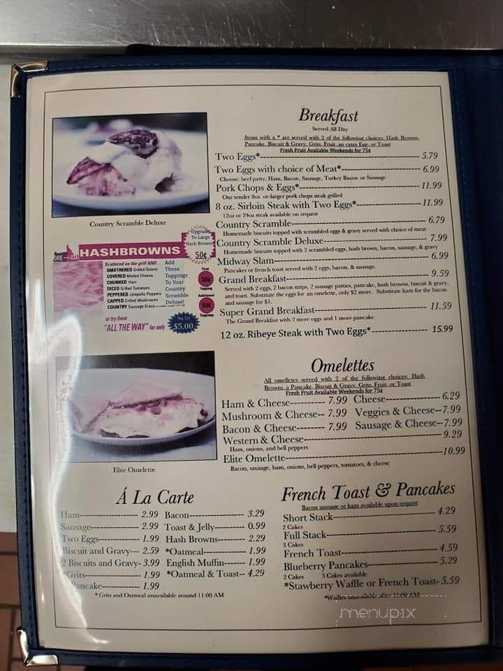 Midway Cafe - Bartlesville, OK menu_pic