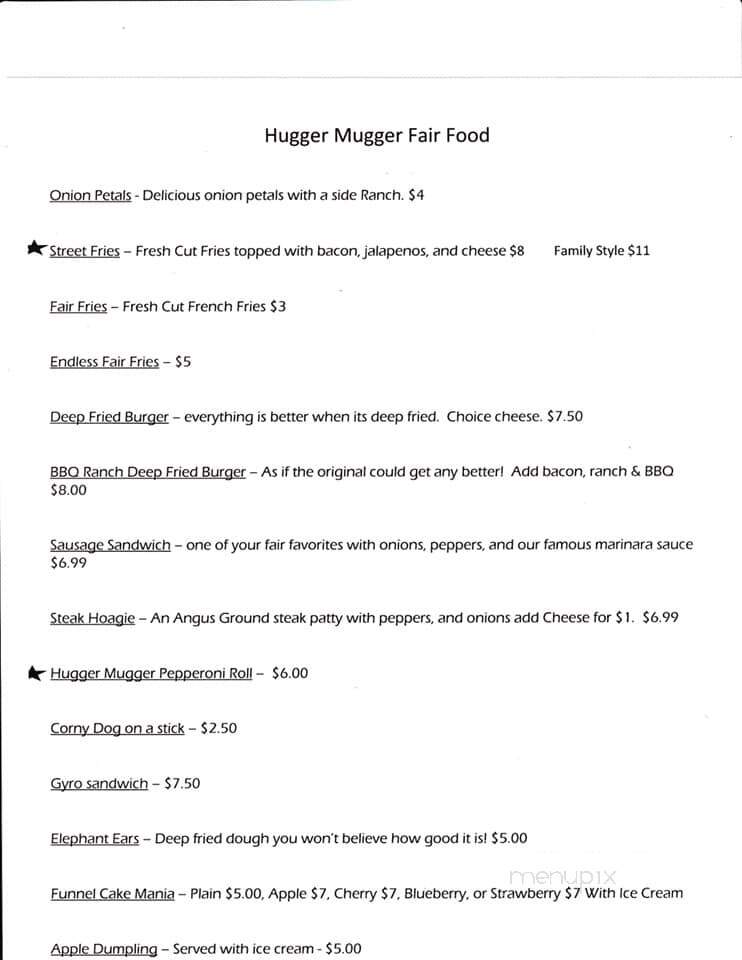 Hugger Mugger Tasty Recipe - New Castle, PA menu_pic