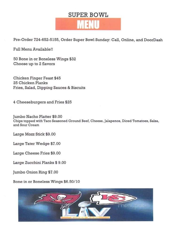 Hugger Mugger Tasty Recipe - New Castle, PA menu_pic
