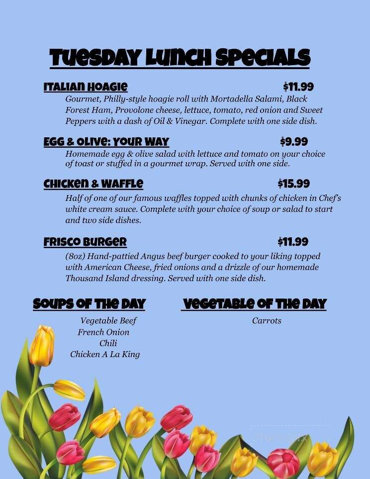 Lyndon City Line Diner - Lancaster, PA menu_pic