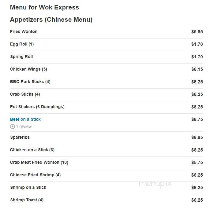A Wok Express Delivery - Myrtle Beach, SC
