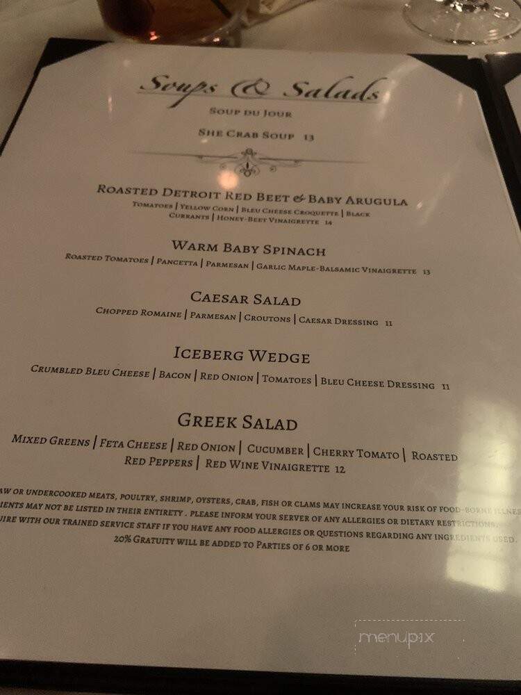 Byrd & Baldwin Bro Steakhouse - Norfolk, VA menu_pic