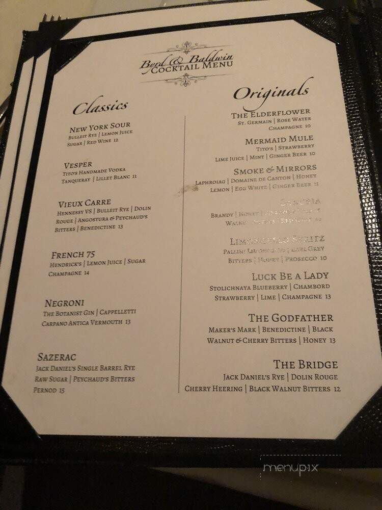 Byrd & Baldwin Bro Steakhouse - Norfolk, VA menu_pic