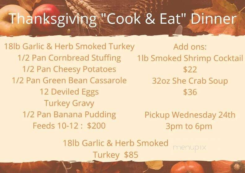 Smokey Pig - Ashland, VA menu_pic