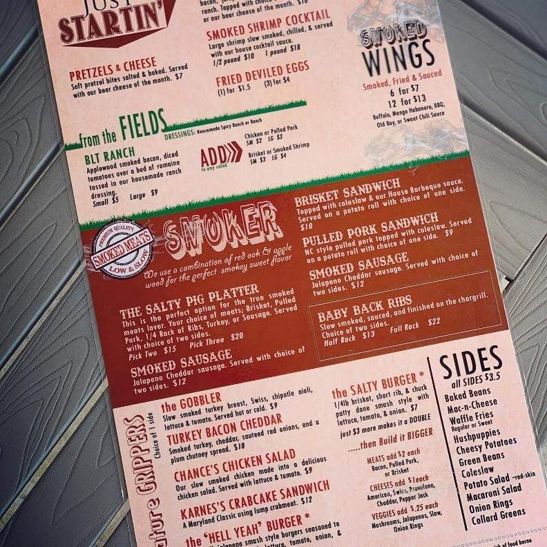 Smokey Pig - Ashland, VA menu_pic