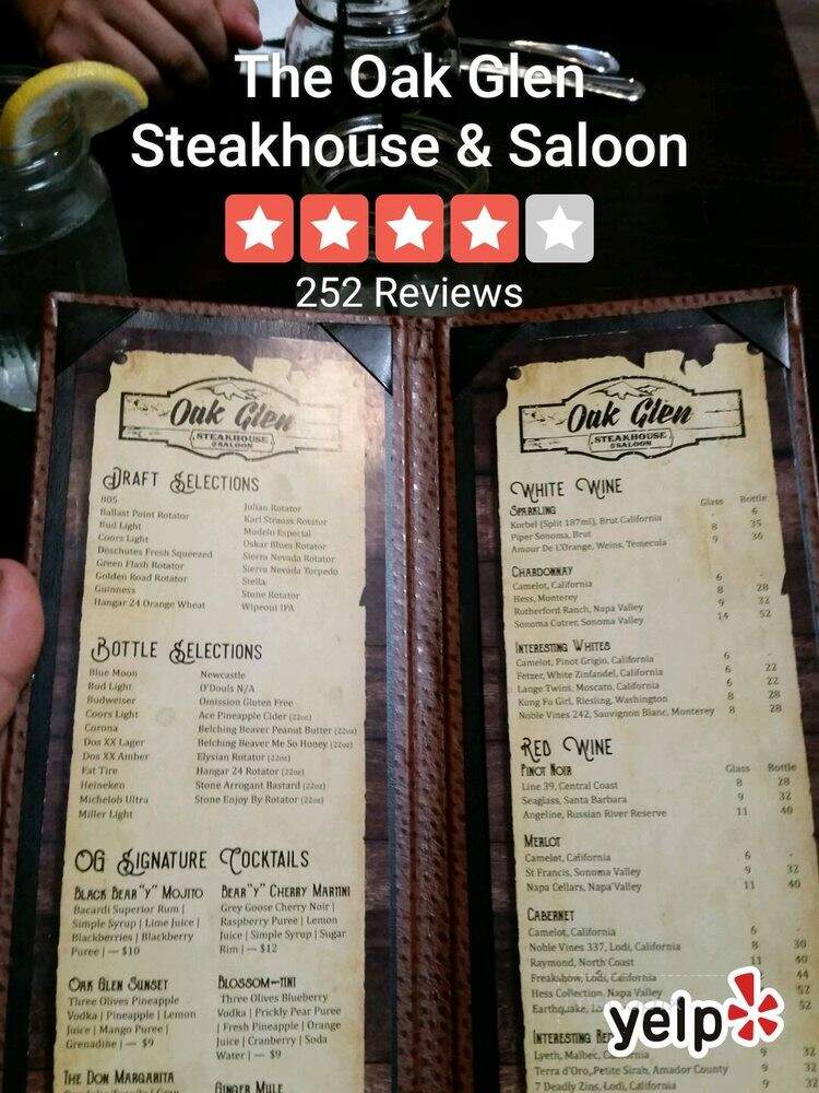 The Oak Glen Steakhouse & Saloon - Yucaipa, CA